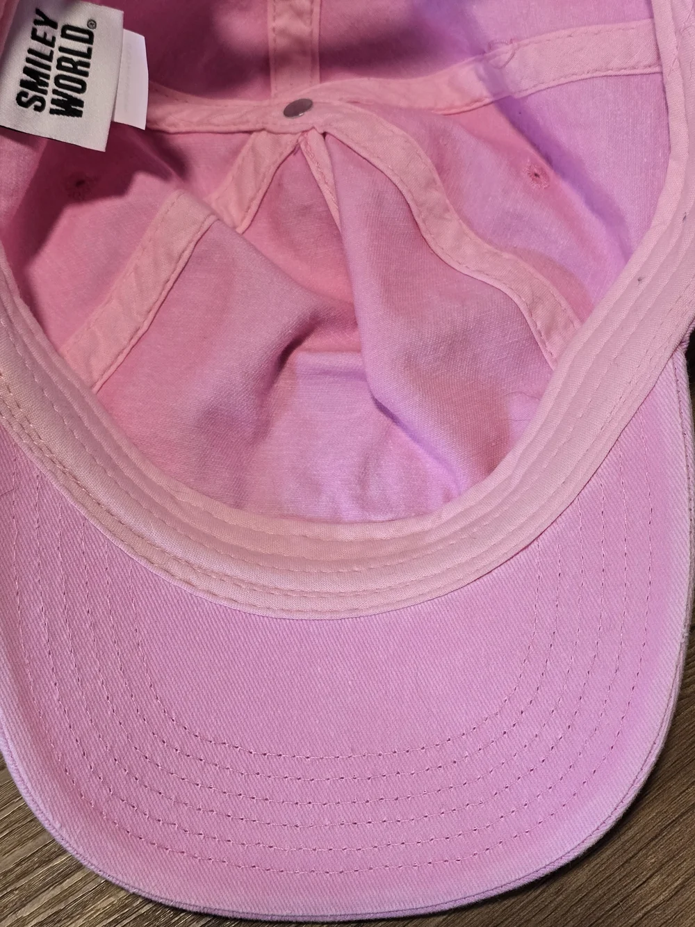 Kid's Pink Cherry Baseball Cap - SmileyWorld Faded Pink Casual Hat